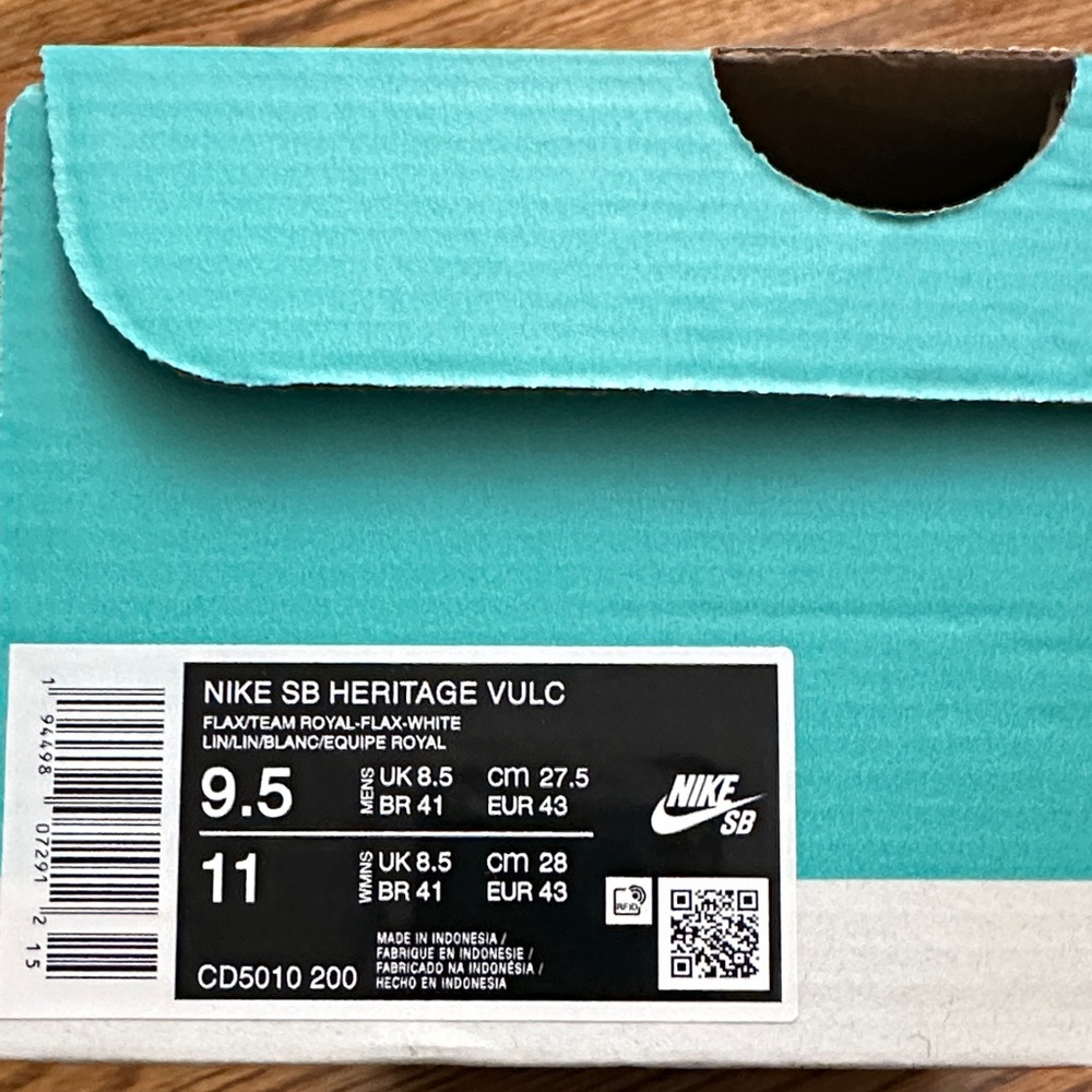 Nike SB Camel and Royal Blue Sneakers - Picture 6 of 6